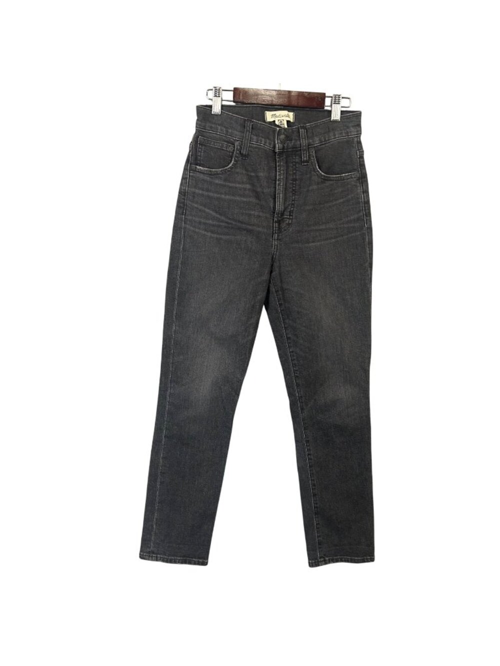 Madewell Women's Size 24 The Perfect Vintage Crop Jeans Gray EUC